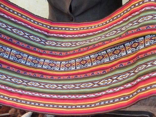 A very colorful cloth.